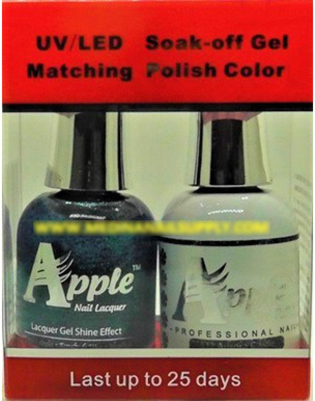 Apple Nail Lacquer And Gel Polish, 512, Aurora Castle, 0.5oz KK1016