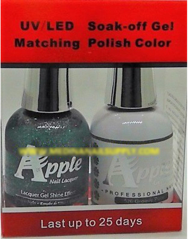 Apple Nail Lacquer And Gel Polish, 526, Groovy Polar, 0.5oz KK1016