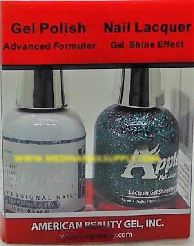 Apple Nail Lacquer And Gel Polish, 529, Harmonic Sky, 0.5oz KK1016