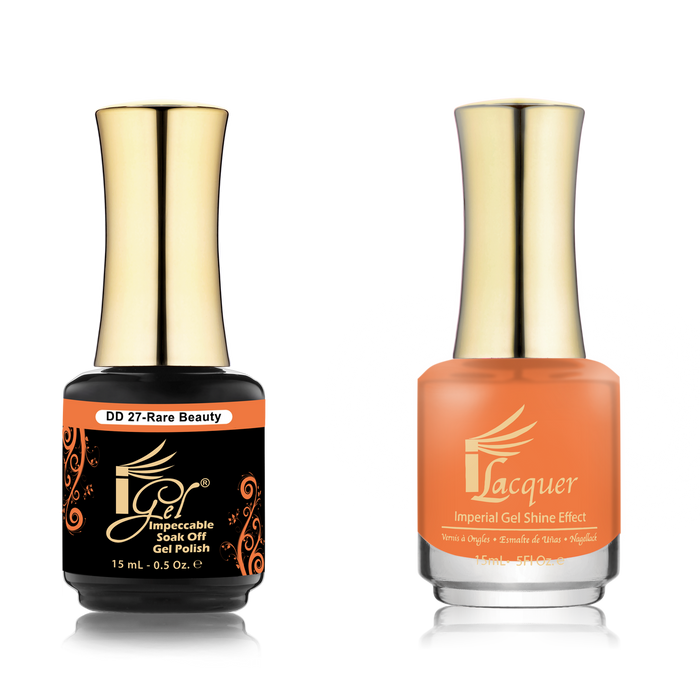 iGel Nail Lacquer + Gel Polish Match, DD027, Rare Beauty, 0.5oz OK0525VD