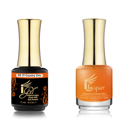 iGel Nail Lacquer + Gel Polish Match, DD037, Country Chic, 0.5oz OK0525VD
