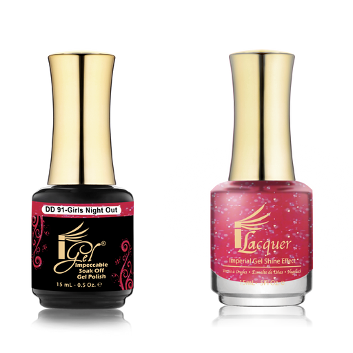 iGel Nail Lacquer + Gel Polish Match, DD091, Girls Night Out, 0.5oz OK0525VD