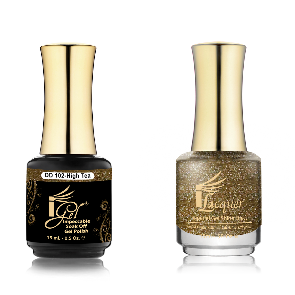 iGel Nail Lacquer + Gel Polish Match, DD102, High Tea, 0.5oz OK0525VD