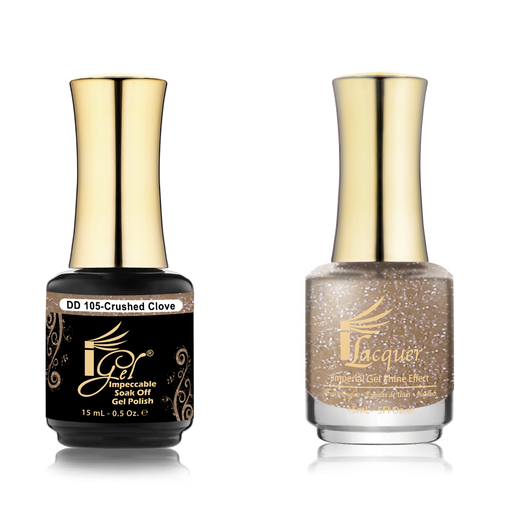 iGel Nail Lacquer + Gel Polish Match, DD105, Crushed, 0.5oz OK0525VD