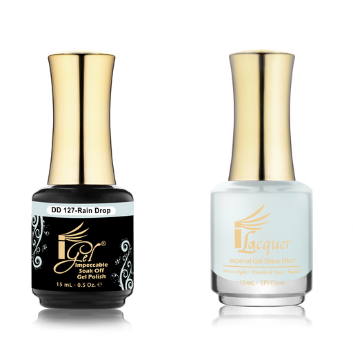 iGel Nail Lacquer + Gel Polish Match, DD127, Rain Drop, 0.5oz OK0525VD
