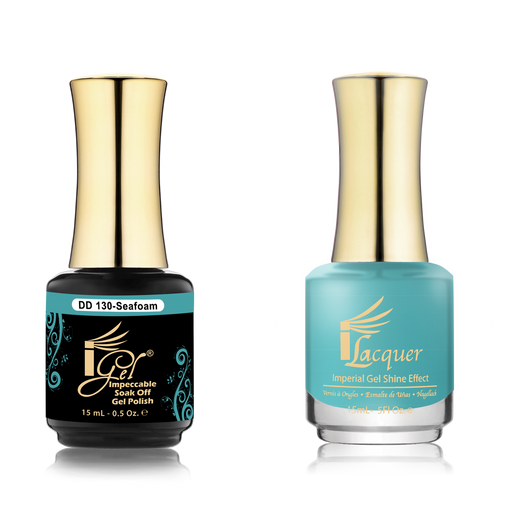 iGel Nail Lacquer + Gel Polish Match, DD130, Seafoam, 0.5oz OK0525VD
