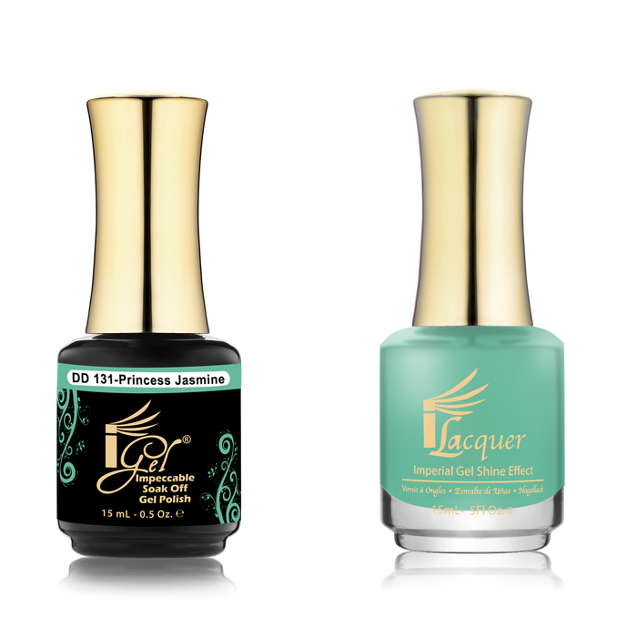 iGel Nail Lacquer + Gel Polish Match, DD131, Princess Jasmine, 0.5oz OK0525VD