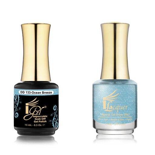iGel Nail Lacquer + Gel Polish Match, DD133, Ocean Breeze, 0.5oz OK0525VD