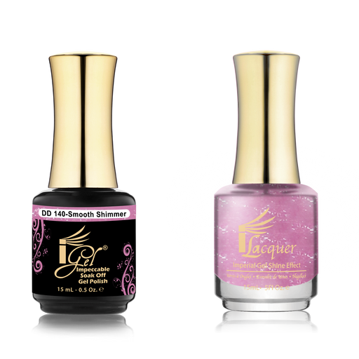 iGel Nail Lacquer + Gel Polish Match, DD140, Smooth Shimmer, 0.5oz OK0525VD
