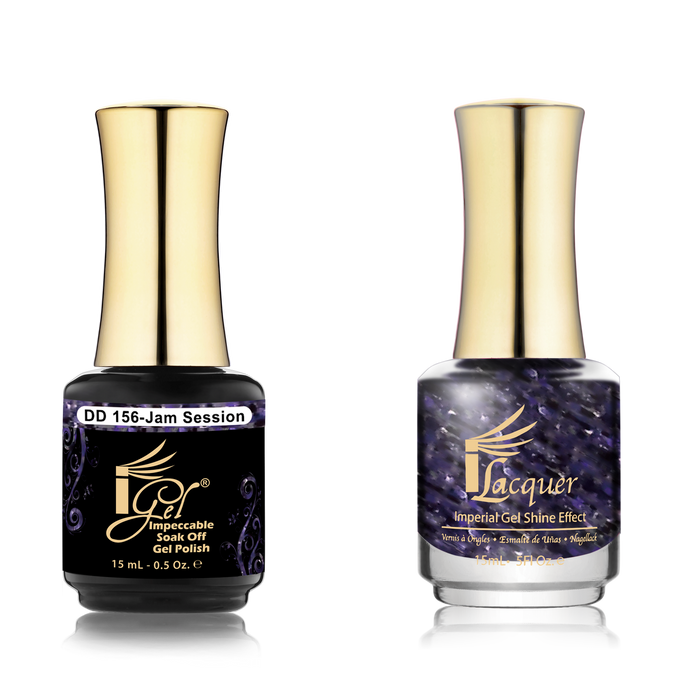 iGel Nail Lacquer + Gel Polish Match, DD156, Jam Session, 0.5oz OK0525VD