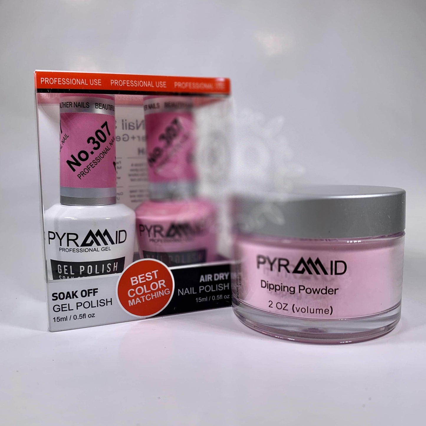 Pyramid 3in1 Dipping Powder + Gel Polish + Nail Lacquer, 307 OK0531VD