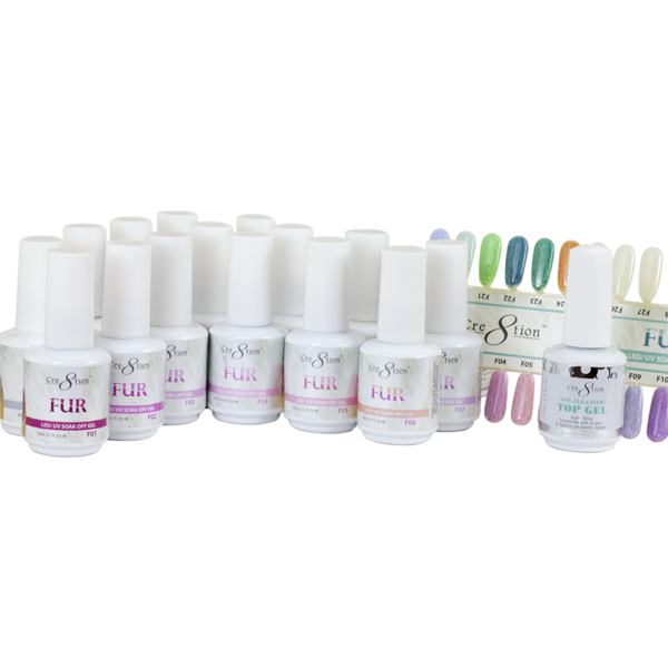 Cre8tion Fur Gel Polish, FUR14, 0916-0523, 0.5oz KK0725