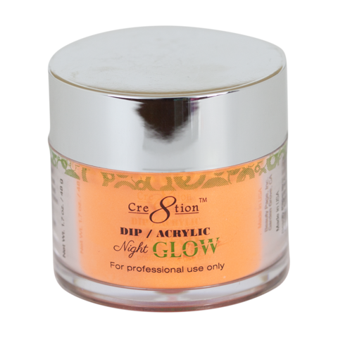Cre8tion Glow In The Night Acrylic/Dipping POWDER, 2oz, Color List in Note, 000
