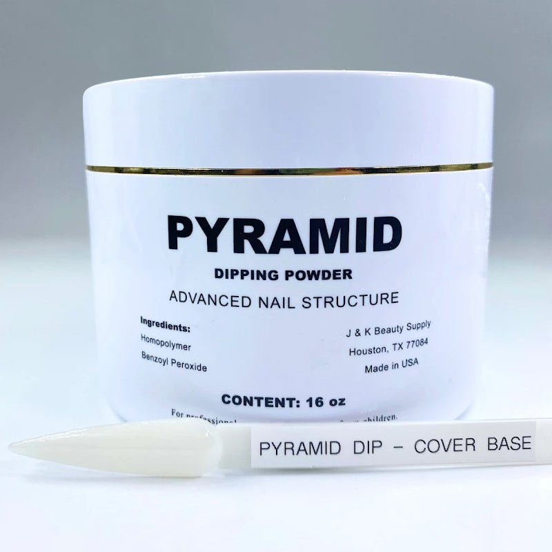 Pyramid Dipping Powder, Pink & White Collection, COVER BASE, 16oz