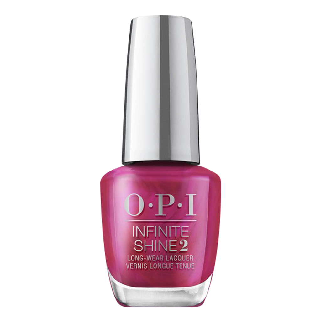 OPI Infinite Shine, Shine Bright Collection 2020, ISL HRM42, Merry in Cranberry, 0.5oz OK0918VD