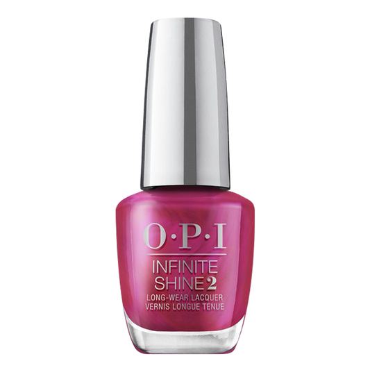 OPI Infinite Shine, Shine Bright Collection 2020, ISL HRM42, Merry in Cranberry, 0.5oz OK0918VD