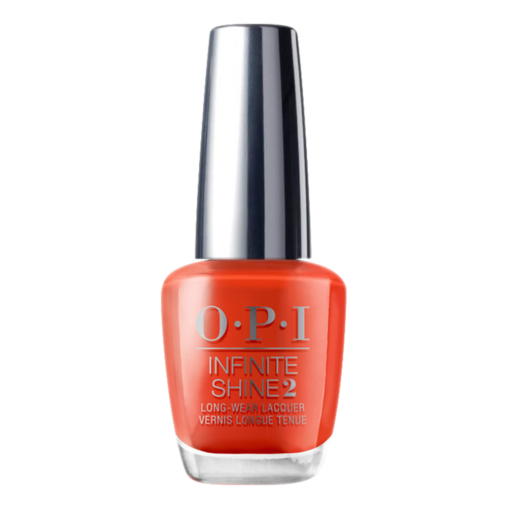 OPI Infinite Shine, Lisbon Collection, ISL L22, A Red-vival City, 0.5oz BB KK0807