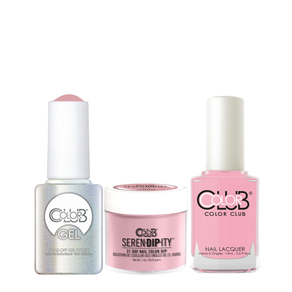 Color Club 3in1 Dipping Powder + Gel Polish + Nail Lacquer , Serendipity, I Believe in Amour, 1oz, 05XDIP874-1 KK