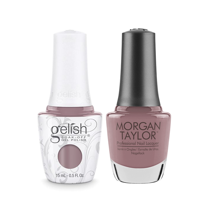 Gelish Gel Polish & Morgan Taylor Nail Lacquer, I Or-chid You Not , 0.5oz, 1110206 + 50206 KK0907