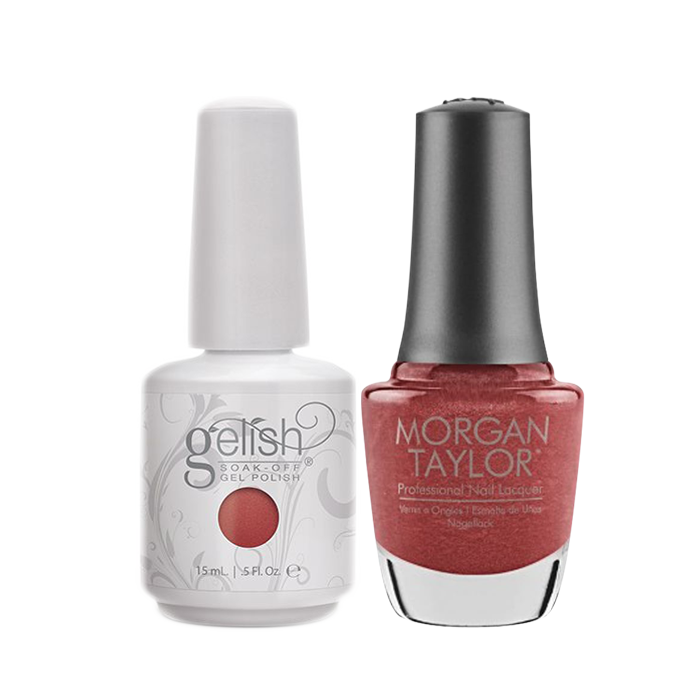 Gelish Gel Polish & Morgan Taylor Nail Lacquer, Ice Queen Anyone? , 0.5oz, 1100116+ 50241