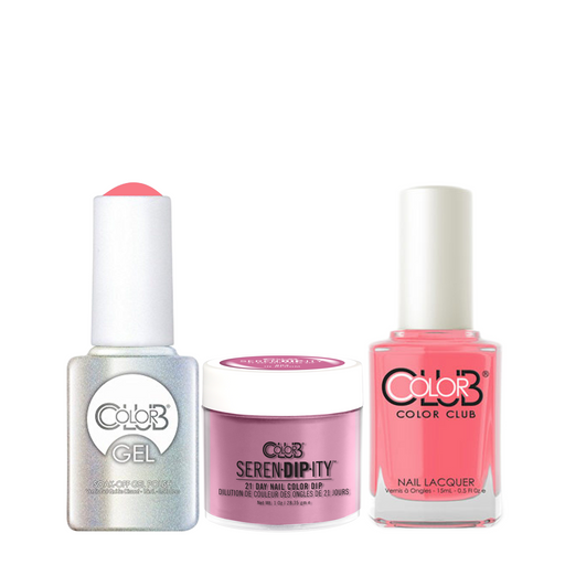 Color Club 3in1 Dipping Powder + Gel Polish + Nail Lacquer , Serendipity, In Bloom, 1oz, 05XDIP803-1 KK