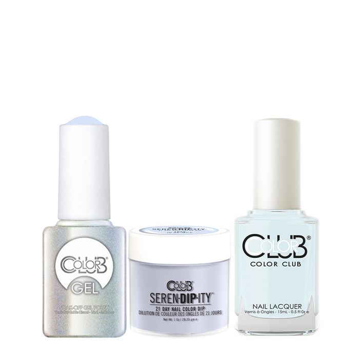 Color Club 3in1 Dipping Powder + Gel Polish + Nail Lacquer , Serendipity, In De-Nile, 1oz, 05XDIP1022-1 KK