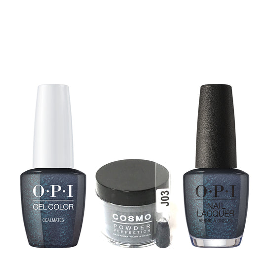 Cosmo 3in1 Dipping Powder + Gel Polish + Nail Lacquer (Matching OPI), 2oz, CJ03