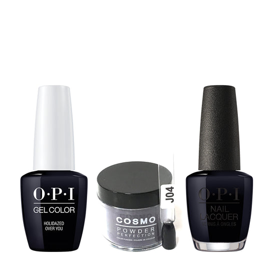 Cosmo 3in1 Dipping Powder + Gel Polish + Nail Lacquer (Matching OPI), 2oz, CJ04