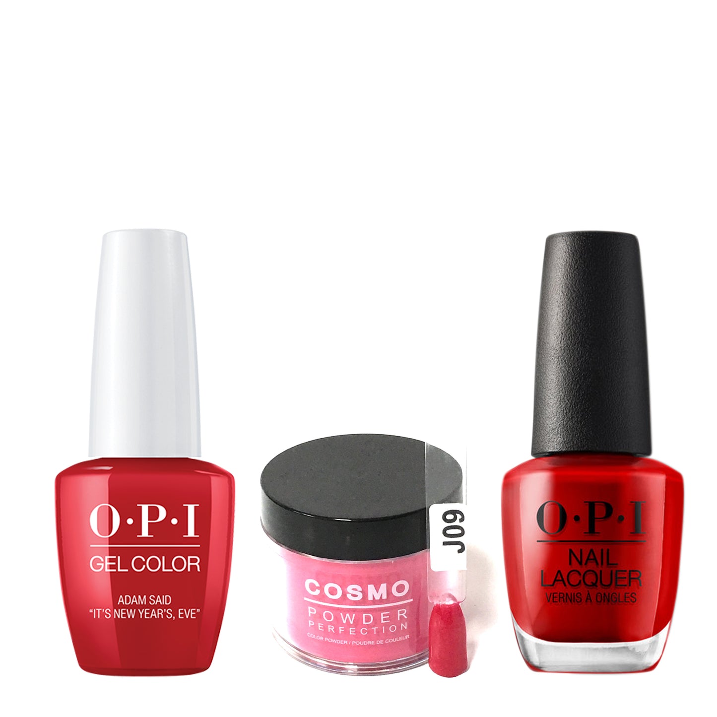 Cosmo 3in1 Dipping Powder + Gel Polish + Nail Lacquer (Matching OPI), 2oz, CJ09