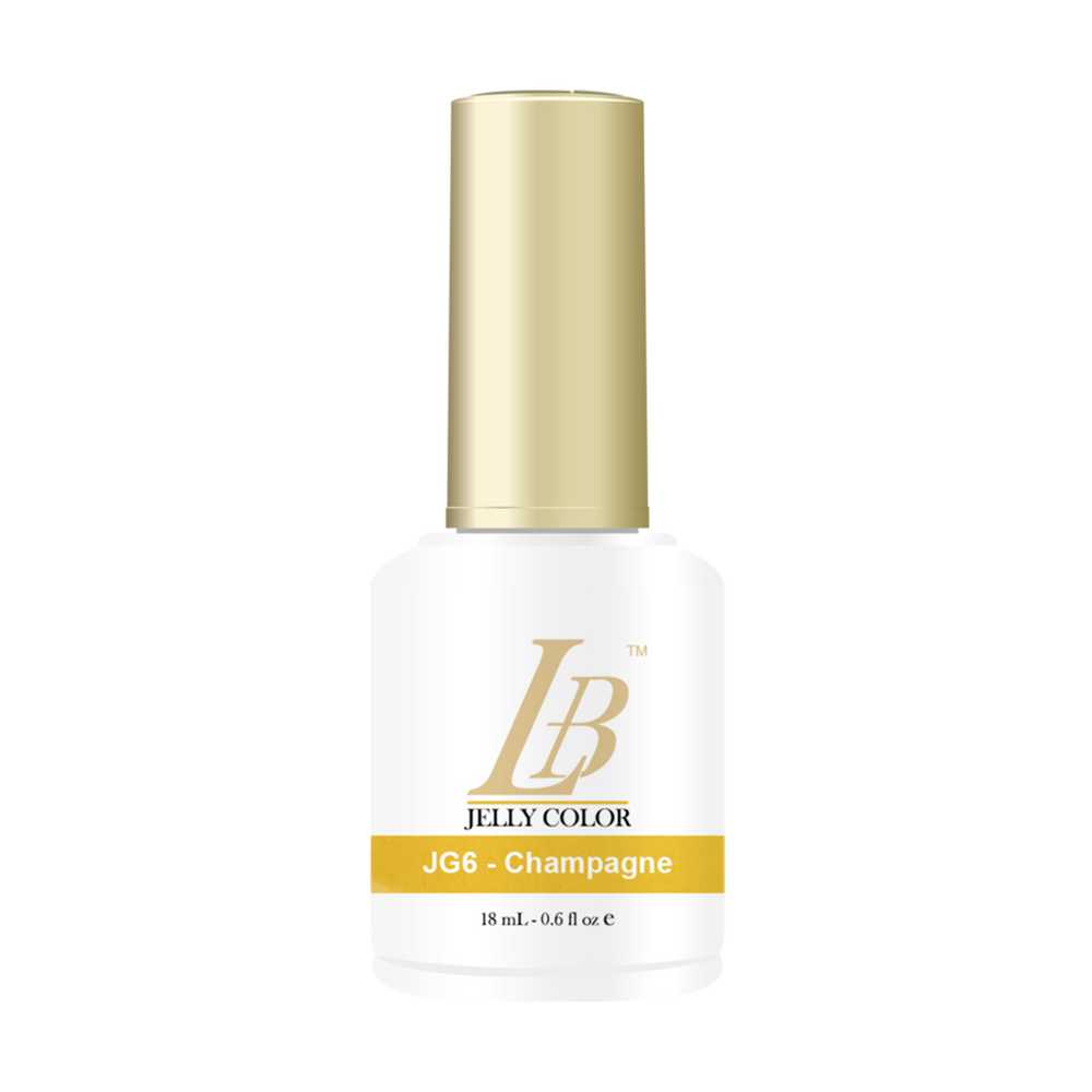 iGel LB Jelly Gel Polish, JG06, Champagne, 0.6oz OK0528VD