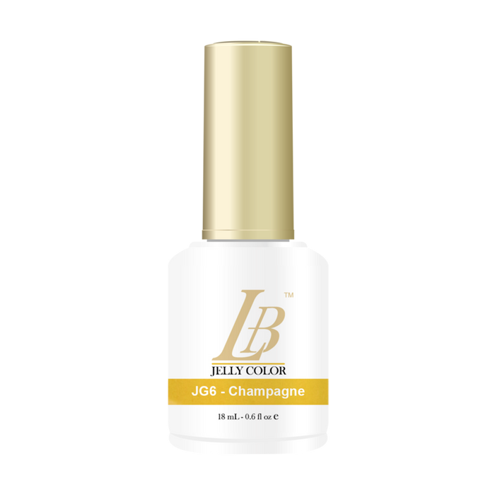 iGel LB Jelly Gel Polish, JG06, Champagne, 0.6oz OK0528VD