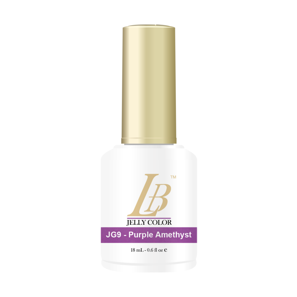 iGel LB Jelly Gel Polish, JG09, Purple Amethyst, 0.6oz OK0528VD