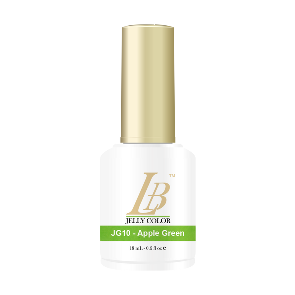 iGel LB Jelly Gel Polish, JG10, Apple Green, 0.6oz OK0528VD