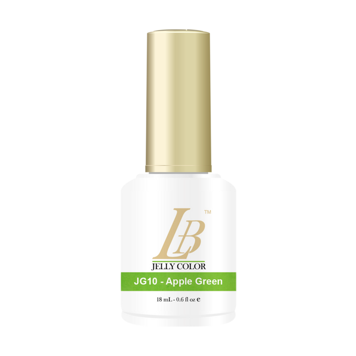 iGel LB Jelly Gel Polish, JG10, Apple Green, 0.6oz OK0528VD