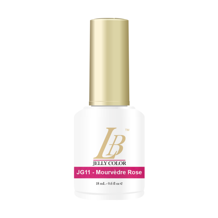 iGel LB Jelly Gel Polish, JG11, Mourvedre Rose, 0.6oz OK0528VD