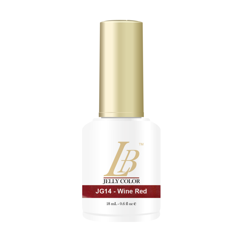 iGel LB Jelly Gel Polish, JG14, Wine Red, 0.6oz OK0528VD