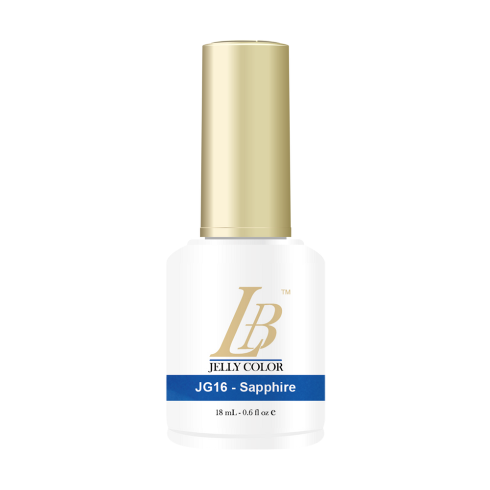 iGel LB Jelly Gel Polish, JG16, Sapphire, 0.6oz OK0528VD