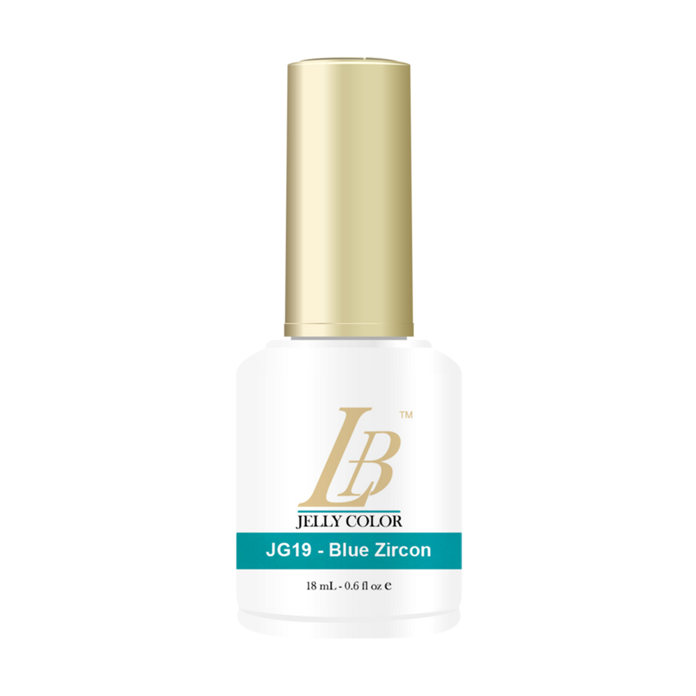 iGel LB Jelly Gel Polish, JG19, Blue Zircon, 0.6oz OK0528VD