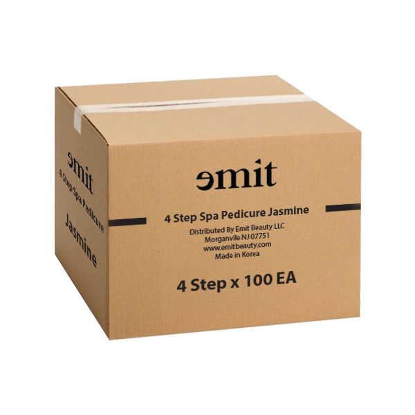 Emit Spa Pedicure 4 Step, CASE, JASMINE, 100pcs/box OK1010VD