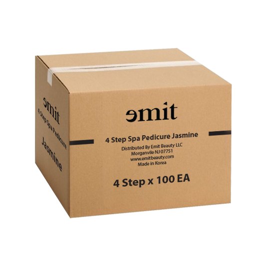 Emit Spa Pedicure 4 Step, CASE, JASMINE, 100pcs/box OK1010VD