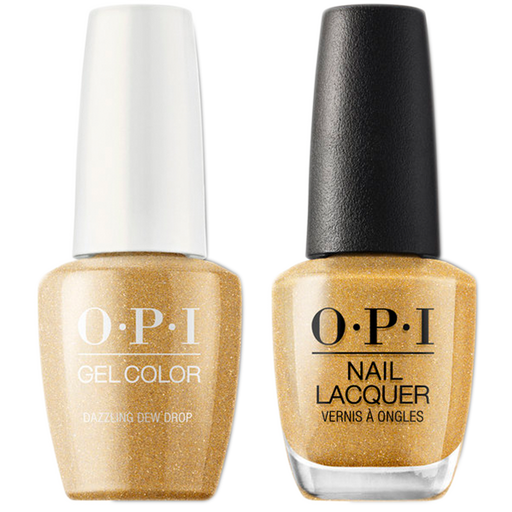 OPI GelColor And Nail Lacquer, Nutcracker Collection, K05, Dazzling Dew Drop, 0.5oz KK1115
