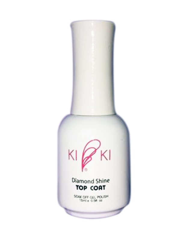 Apple, Kiki Diamond Shine Gel Top Coat (No Wipe/Soak-Off), 0.5oz KK0824