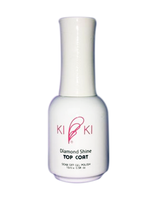 Apple, Kiki Diamond Shine Gel Top Coat (No Wipe/Soak-Off), 0.5oz KK0824