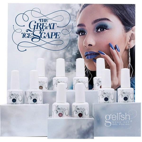 Gelish Gel Polish & Morgan Taylor Nail Lacquer, The Great Ice-Space Collection Full Line Of 6 colors (from 1100114 to 1100119, Price: $12.95/pc)