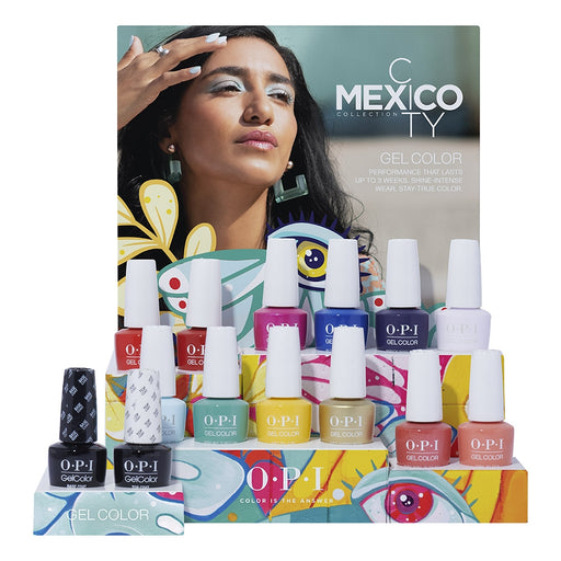 OPI Paper Counter Display For Gelcolor, Mexico City - Spring 2020 Collection, OK0312VD