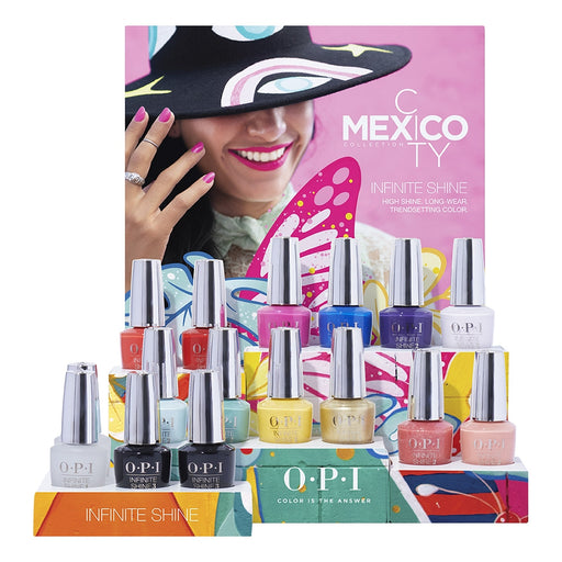 OPI Paper Counter Display For Infinite Shine, Mexico City - Spring 2020 Collection, OK0312VD