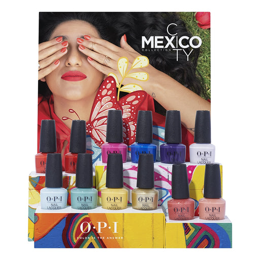 OPI Paper Counter Display For Nail Lacquer, Mexico City - Spring 2020 Collection, OK0312VD
