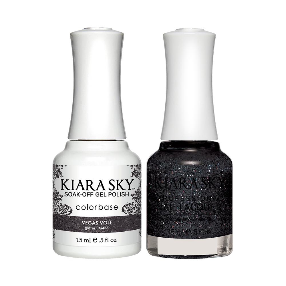 Kiara Sky Gel Polish + Nail Lacquer, GN 436, Vegas Volt, 0.5oz