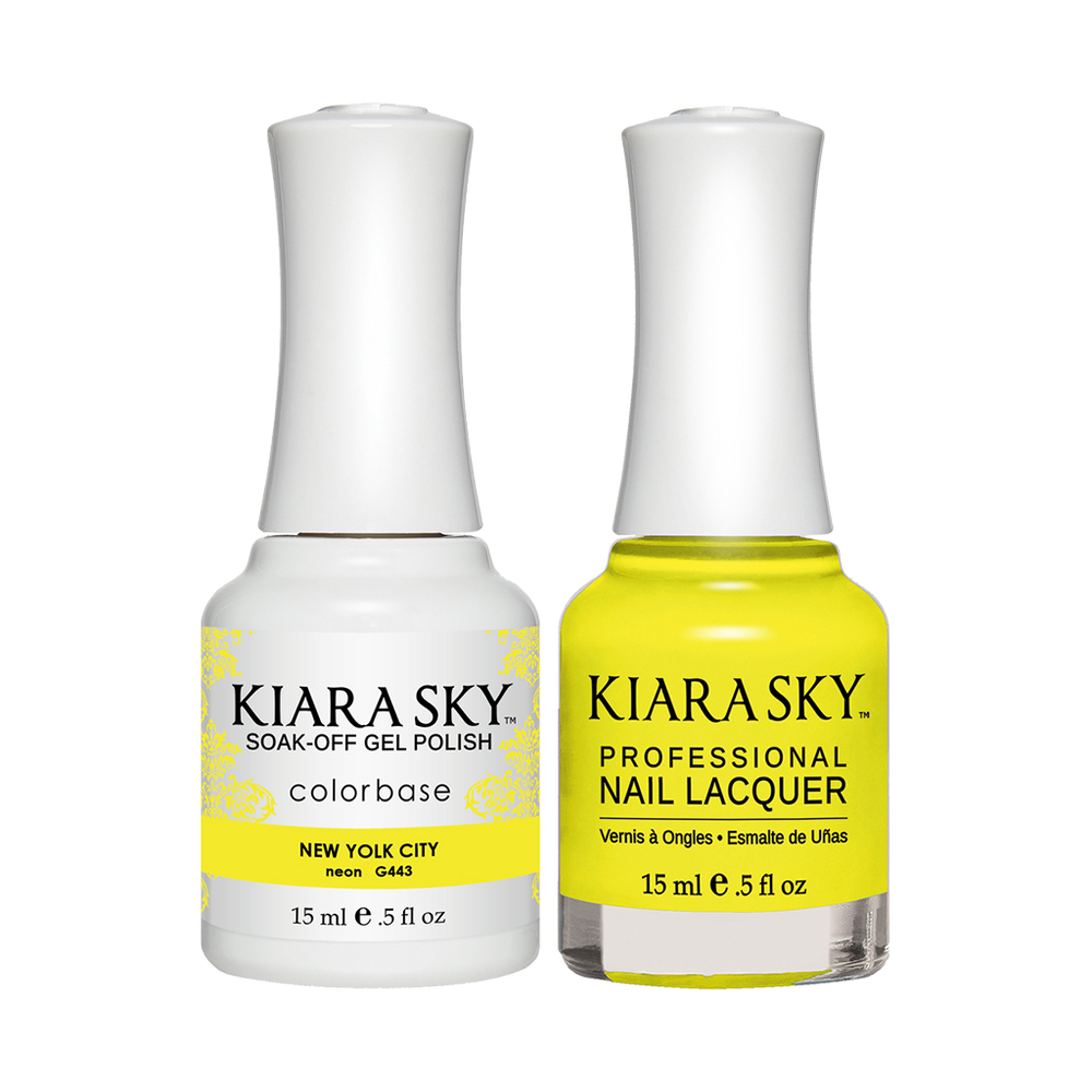 Kiara Sky Gel Polish + Nail Lacquer, GN 443, New Yolk City, 0.5oz