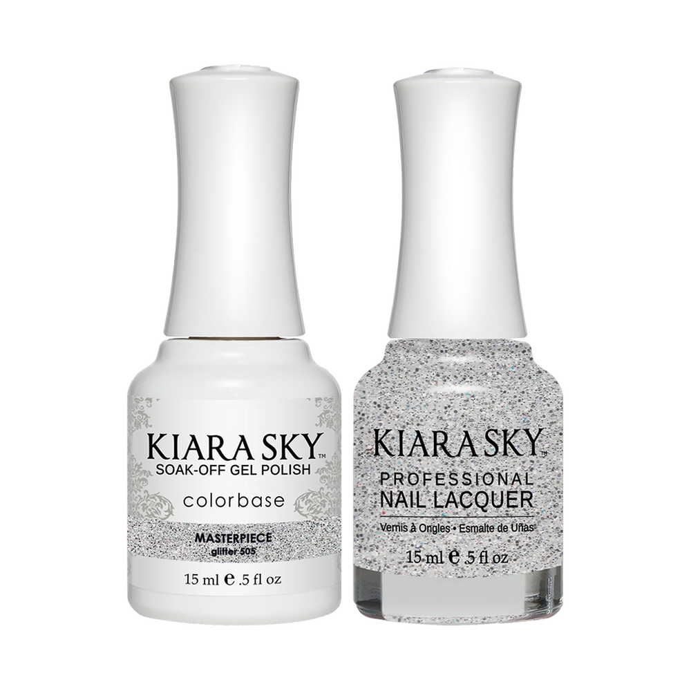 Kiara Sky Gel Polish + Nail Lacquer, GN 505, Masterpiece, 0.5oz